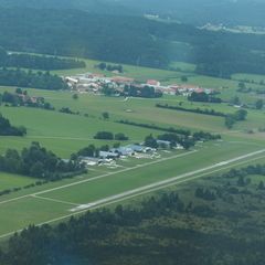 Flugwegposition um 14:49:51: Aufgenommen in der Nähe von Bad Tölz-Wolfratshausen, Deutschland in 752 Meter